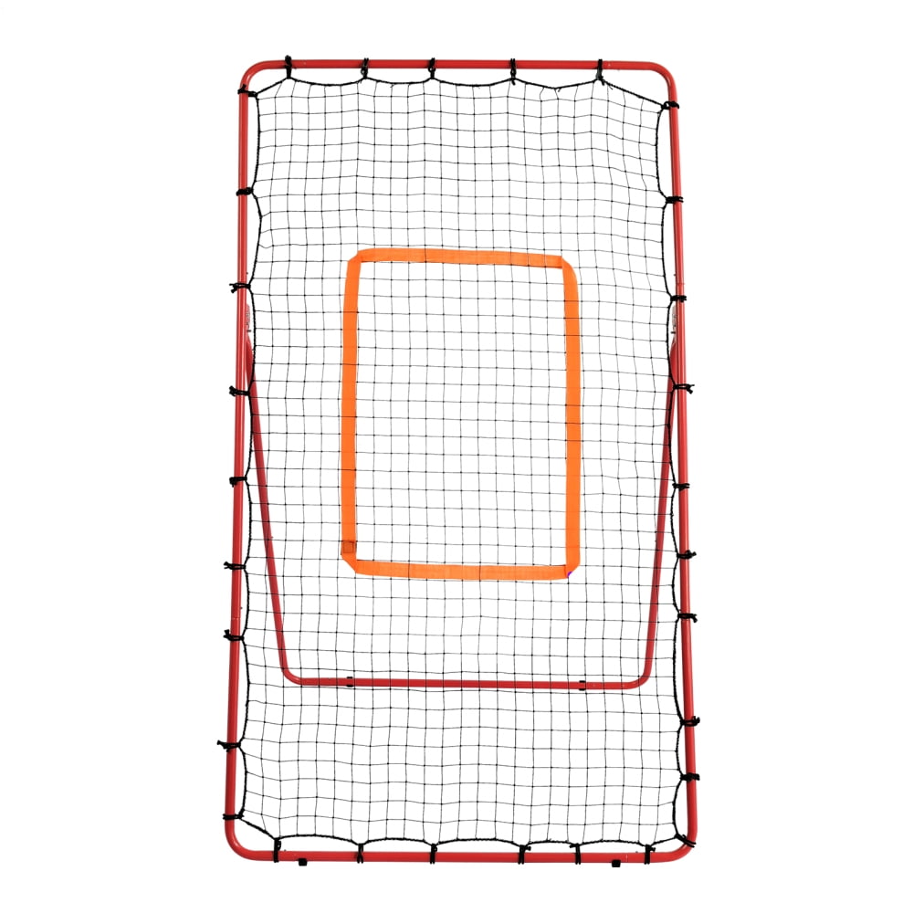 Portable Volleyball Rebounder Net - 5 Angle Adjustable for Solo Practice & Training