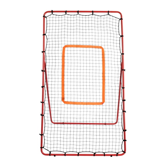 Portable Volleyball Rebounder Net - 5 Angle Adjustable for Solo Practice & Training