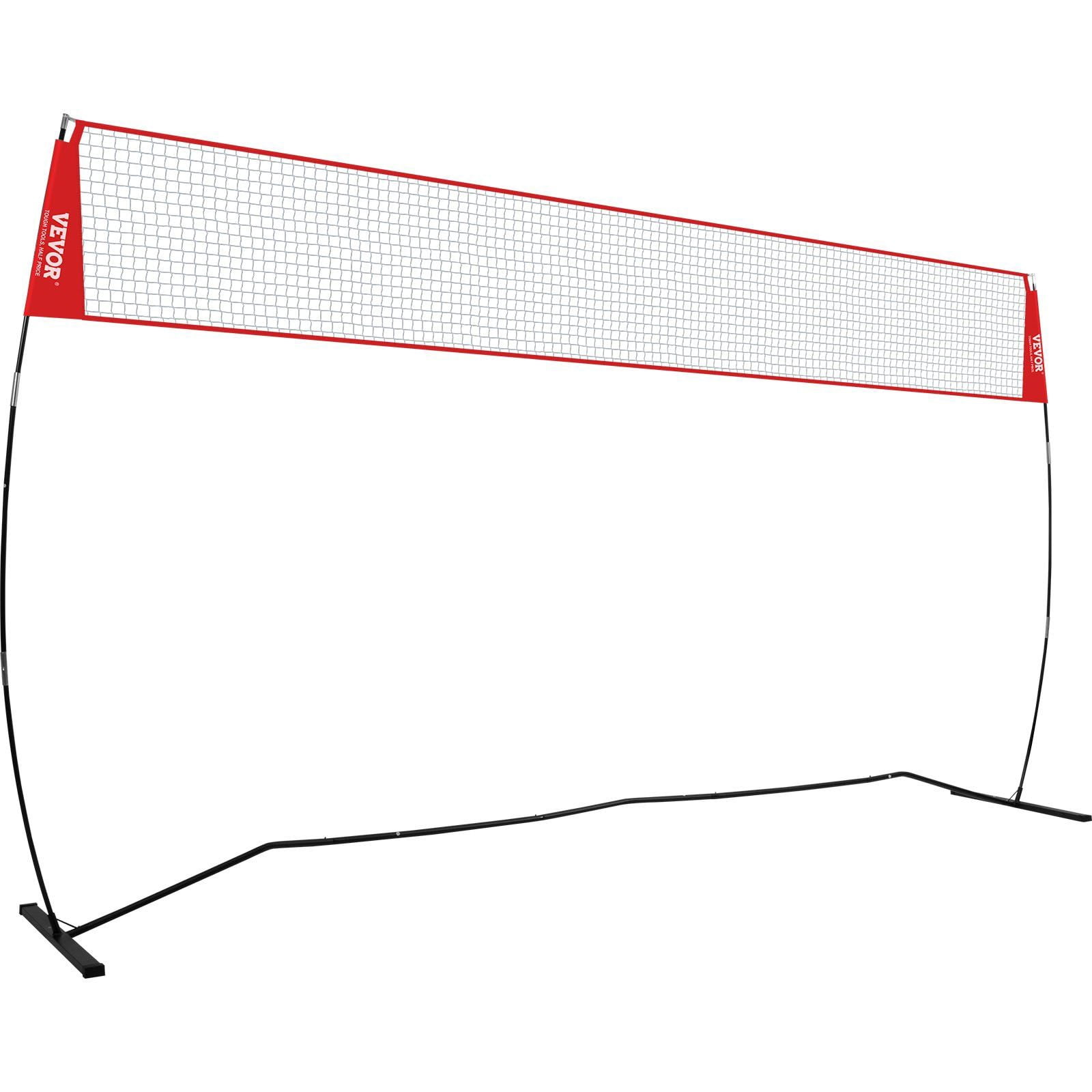 Portable Volleyball Training Net - Adjustable Height Free Standing Net System for Indoor/Outdoor Practice, Includes Carry Bag - Professional Volleyball Trainer for Serving & Hitting Drills