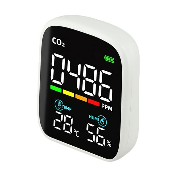 Portable WIFI Air Quality Monitor Carbon Dioxide Detector NDIR Infrared Carbon Dioxide Sensor Air Quality Monitor Temperature