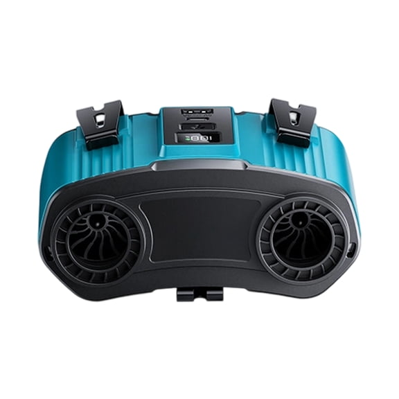 Portable Waist Clip Fan Rechargeable 10-Speed Detachable Strong Cooling for Outdoor Work Travel