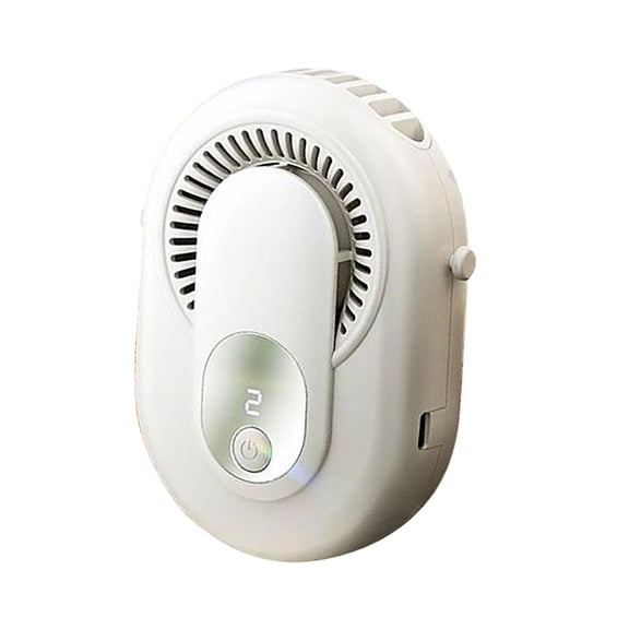 Portable Waist Clip Fan, Wearable Neck Cooling Device, Rechargeable Personal Cooler, Outdoor Camping Air Circulator, Powerful Hands Free Travel Accessory