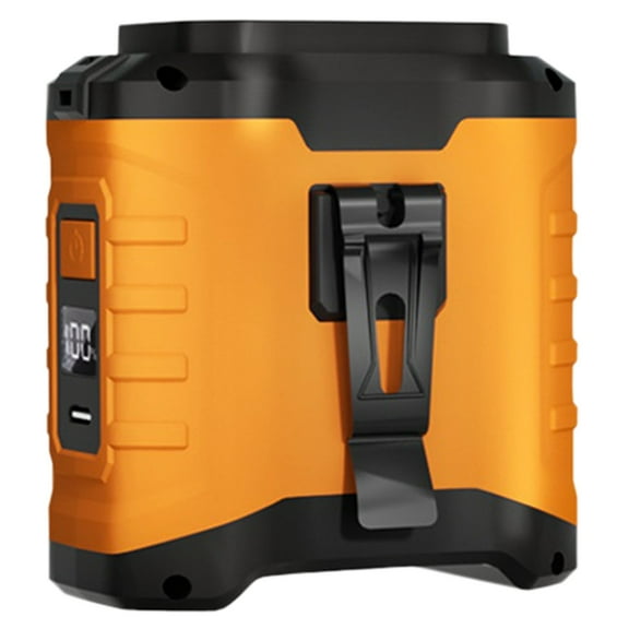 Portable Waist Fan,10000mAh Waist Fan Clip on Wearable Belt, 5 Speeds Adjustable Shirt Fans with up to 25H of Working Time, Hands-Free Hanging Neck Belt Fans for Camping, Outdoor, Jobsite-Green