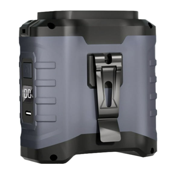 Portable Waist Fan,10000mAh Waist Fan Clip on Wearable Belt, 5 Speeds Adjustable Shirt Fans with up to 25H of Working Time, Hands-Free Hanging Neck Belt Fans for Camping, Outdoor, Jobsite-Green