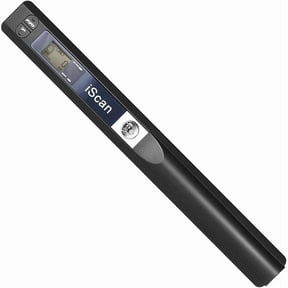 Portable Wand Scanner A4 Document Handheld Scanner 900DPI - Black, Micro SD Support, USB 2.0