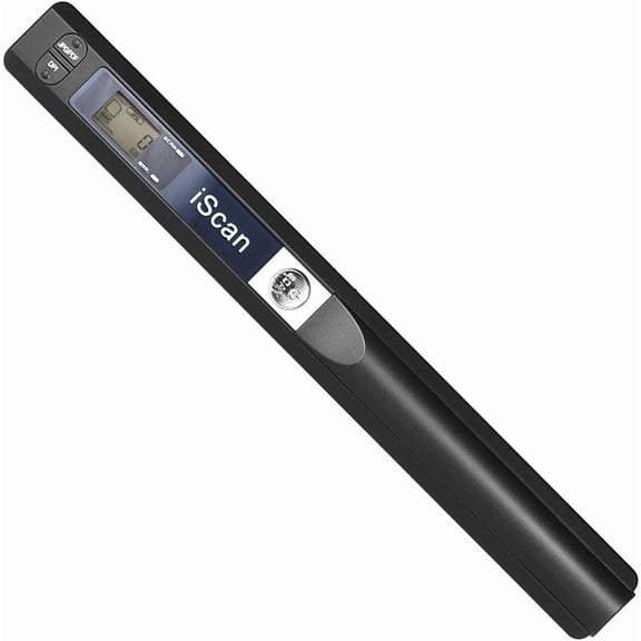 Portable Wand Scanner A4 Document Handheld Scanner 900DPI - Black, Micro SD Support, USB 2.0