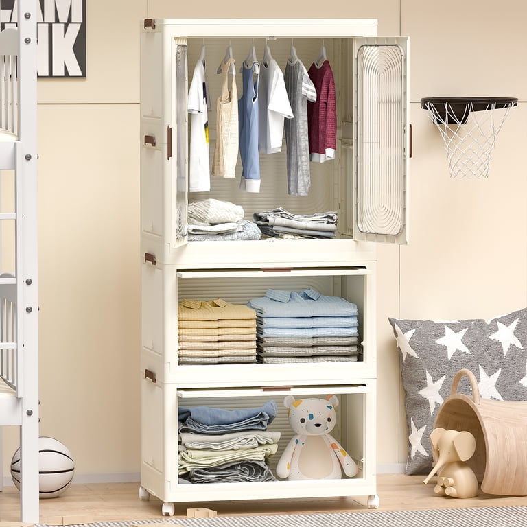 Portable Wardrobe Closet Storage Organizer for Clothes,Clothes Dresser, Magnetic Doors with 4 Cubes & Hanging Rod,10 pcs hangers , Baby Wardrobe ... Portable Wardrobe Closet Storage Organizer for Clothes,Clothes Dresser, Magnetic Doors with 4 Cubes & Hanging Rod,10 pcs hangers , Baby Wardrobe ...