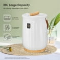 thumbnail image 1 of FOHERE 20L Bathroom Towel Warmer Bucket with Fragrance Holder & LED Display White, 1 of 5