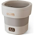 thumbnail image 1 of Portable Washing Machine, 12l Foldable Mini Washer with with 4 Modes and Spin Basket Deep Cleaning of Underwear Baby Clothes and Small Clothes for Apartments Dorm RV Travel Hotel Laundry, 1 of 7