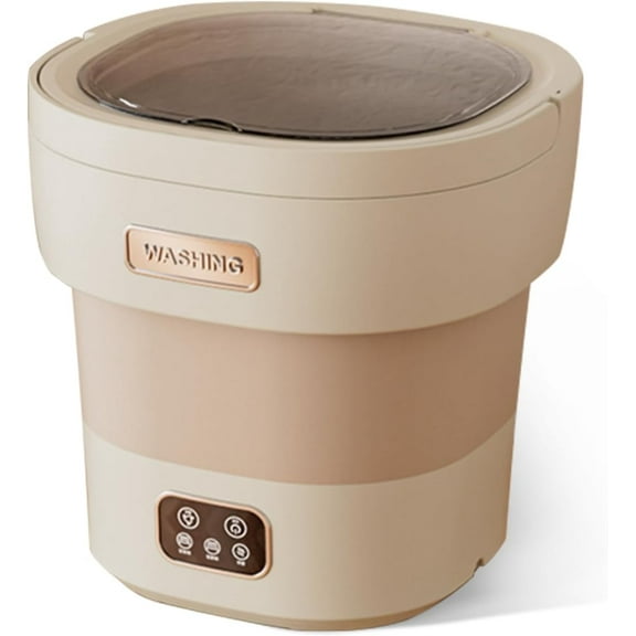 Portable Washing Machine, 12l Foldable Mini Washer with with 4 Modes and Spin Basket Deep Cleaning of Underwear Baby Clothes and Small Clothes for Apartments Dorm RV Travel Hotel Laundry