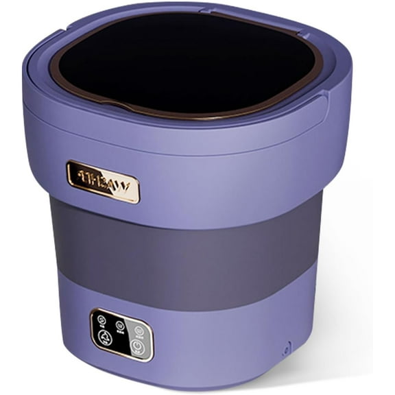 Portable Washing Machine, 12l Foldable Mini Washer with with 4 Modes and Spin Basket Deep Cleaning of Underwear Baby Clothes and Small Clothes for Apartments Dorm RV Travel Hotel Laundry