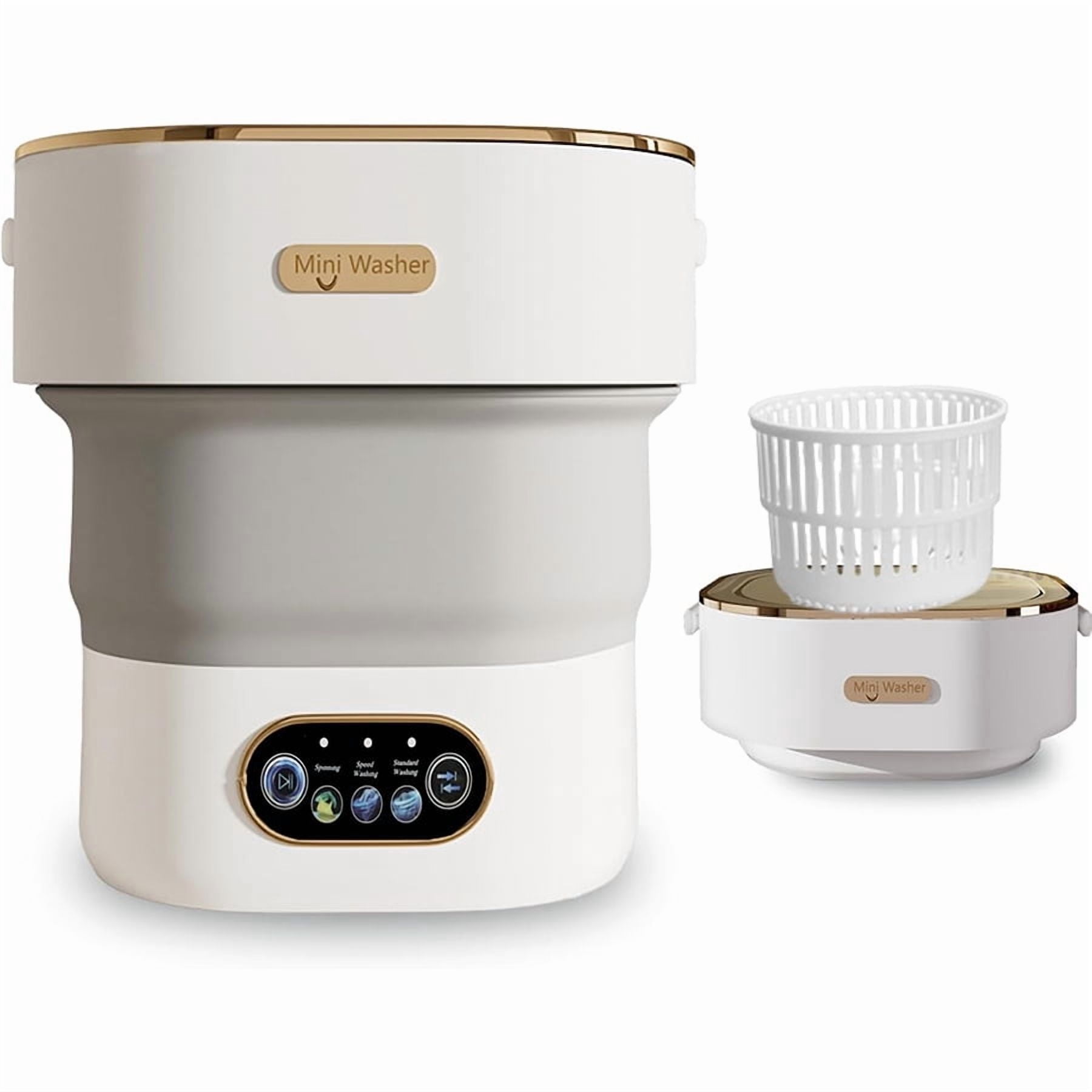 Portable Washing Machine, 13L Baby Clothes, Underwear, Small Items Washer, 3 Cleaning Modes, Low Noise, Ideal for RV Travel, Hotels, Homes, Camping
