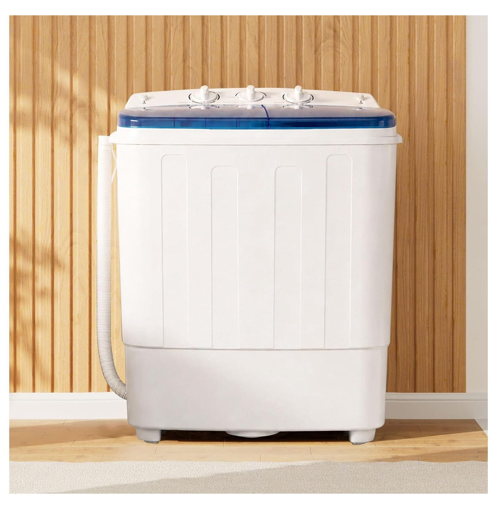Spinner Installation Portable Washing Machine 3.8 lbs Capacity 25.3 Lbs Compact Single Tub ...