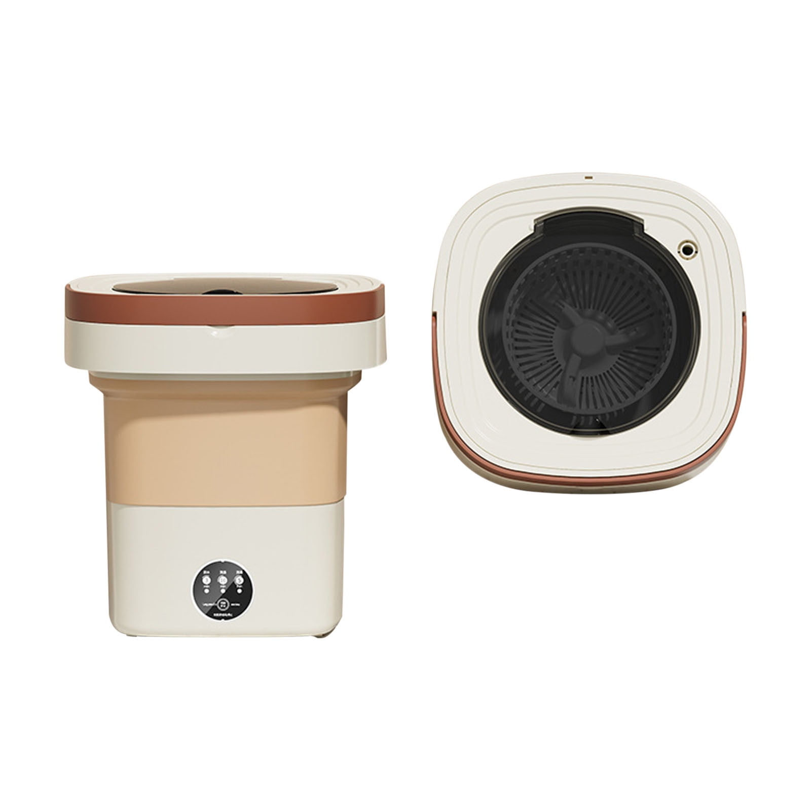 Portable Washing Machine, 8.5L Mini Foldable Washer and Dryer with 3 Modes Deep Cleaning, Small Collapsible Laundry, Sutiable for Travel, Camping, Apartment, Dorm, Baby Clothes, Socks, Underwear