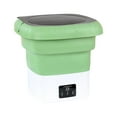 thumbnail image 1 of Portable Washing Machine Deep Cleaning Collapsible Bucket Washer Folding Washing Machine for Travel Ties Socks Green, 1 of 8
