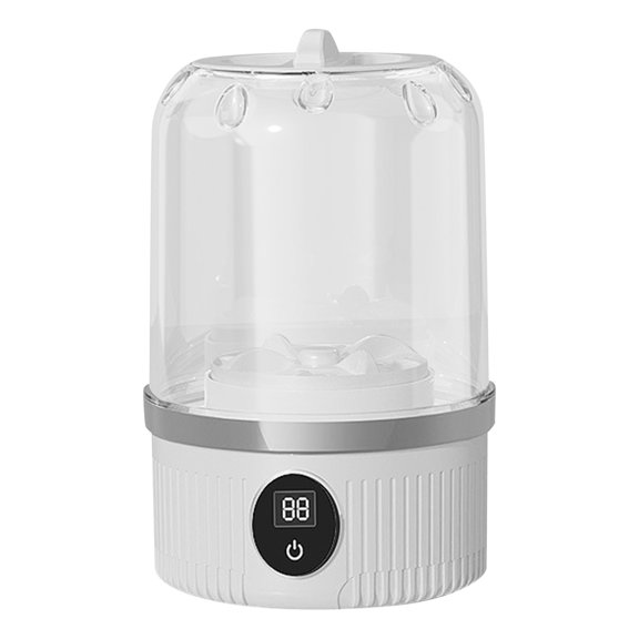 Portable Washing Machine For Delicates - Rechargeable 4000mAh Cordless Washer With Gentle Cycle, Fits Bras/Underwear/Socks, For Travel, Camping, RV & Dorms
