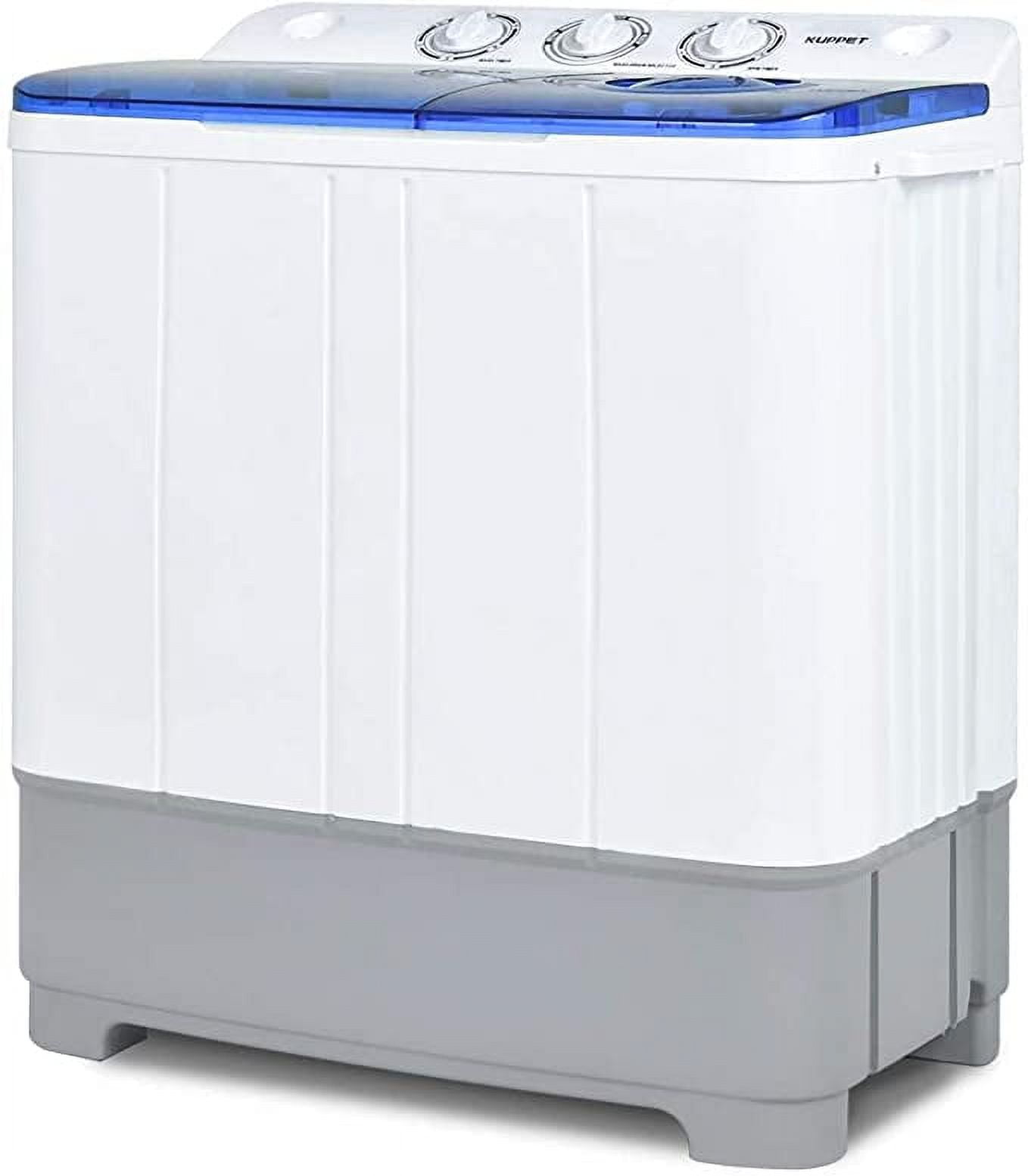 KUPPET Washing Machine, 21Ibs Portable Mini Compact Twin Tub