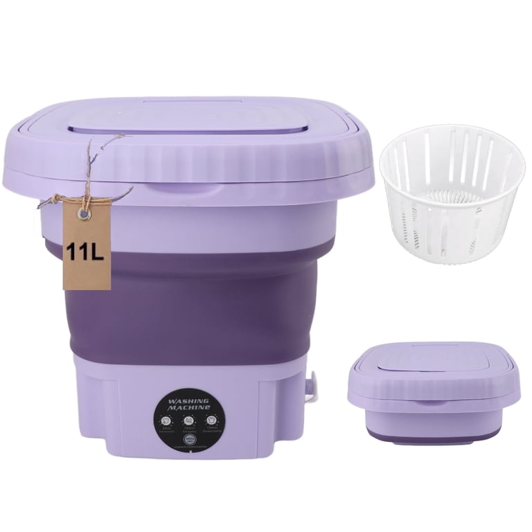 Portable Mini Washing Machine, Travel Washing Socks Underwear, Compact Design, For Office/Travel