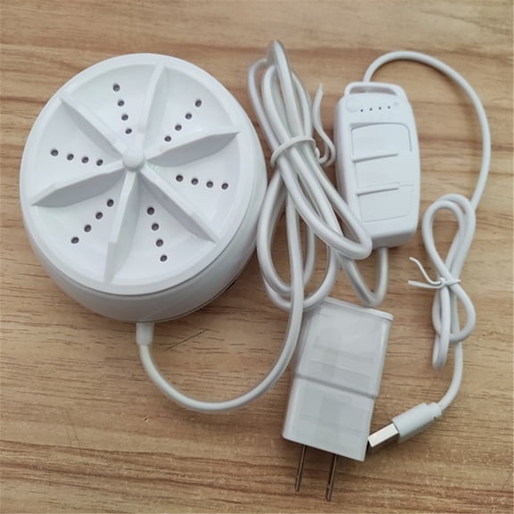 Portable Washing Machine, Mini Ultrasonic Washing Machine 3 in 1 Dishwashers Ultrasonic Waves Suitable for Home, Business, Travel, College Room, RV, Apartment