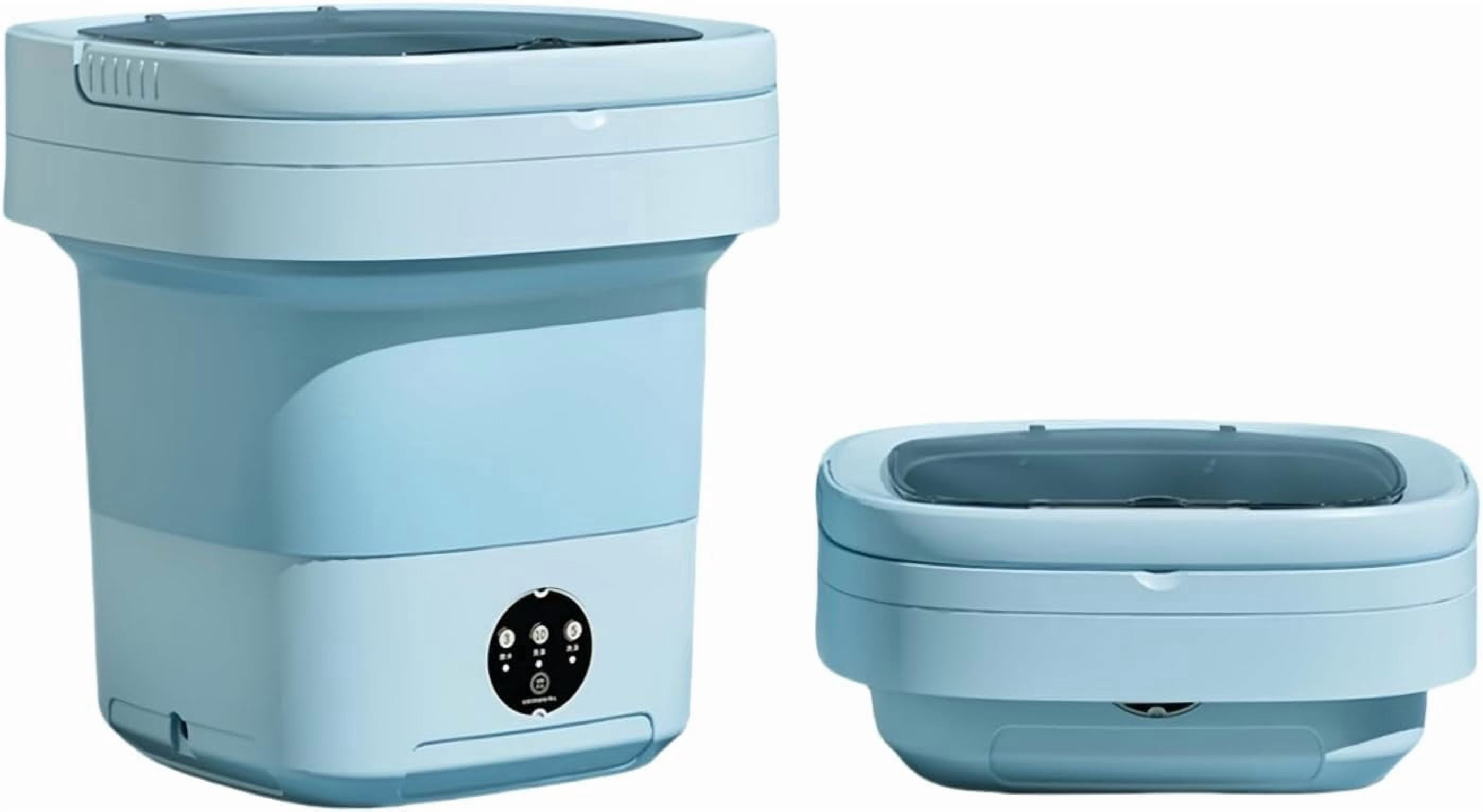 Portable Washing Machine, Mini Washer,11L Upgraded Large Capacity Foldable Washer.Deep Cleaning of Underwear, Baby Clothes and Other Small Clothes.Suitable for Apartments, Dormitories, Hotels.