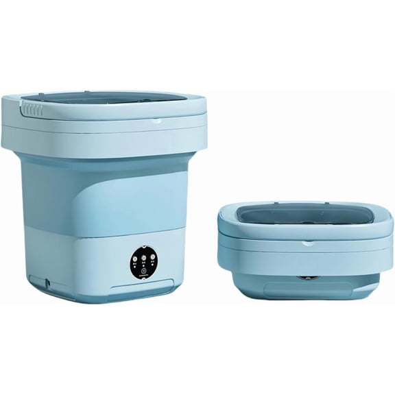 Portable Washing Machine, Mini Washer,11L Upgraded Large Capacity Foldable Washer.Deep Cleaning of Underwear, Baby Clothes and Other Small Clothes.Suitable for Apartments, Dormitories, Hotels.