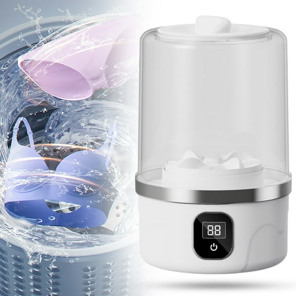 Portable Washing Machine, Portable Washer, Mini Washing Machine, Wireless Mini Washer Deeply Cleans Small Laundry Items, Small Washer Is Suitable for Solo Living, Apartments, Hotels, Travel