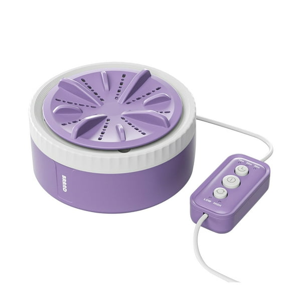 Portable Washing Machine USB Powered Mini Turbo Washer for Travel Camping Dorm - Compact Laundry Machine with 3 Timer Modes for Socks Underwear Baby Clothes Dishes - High Frequency Vibration Cleaning