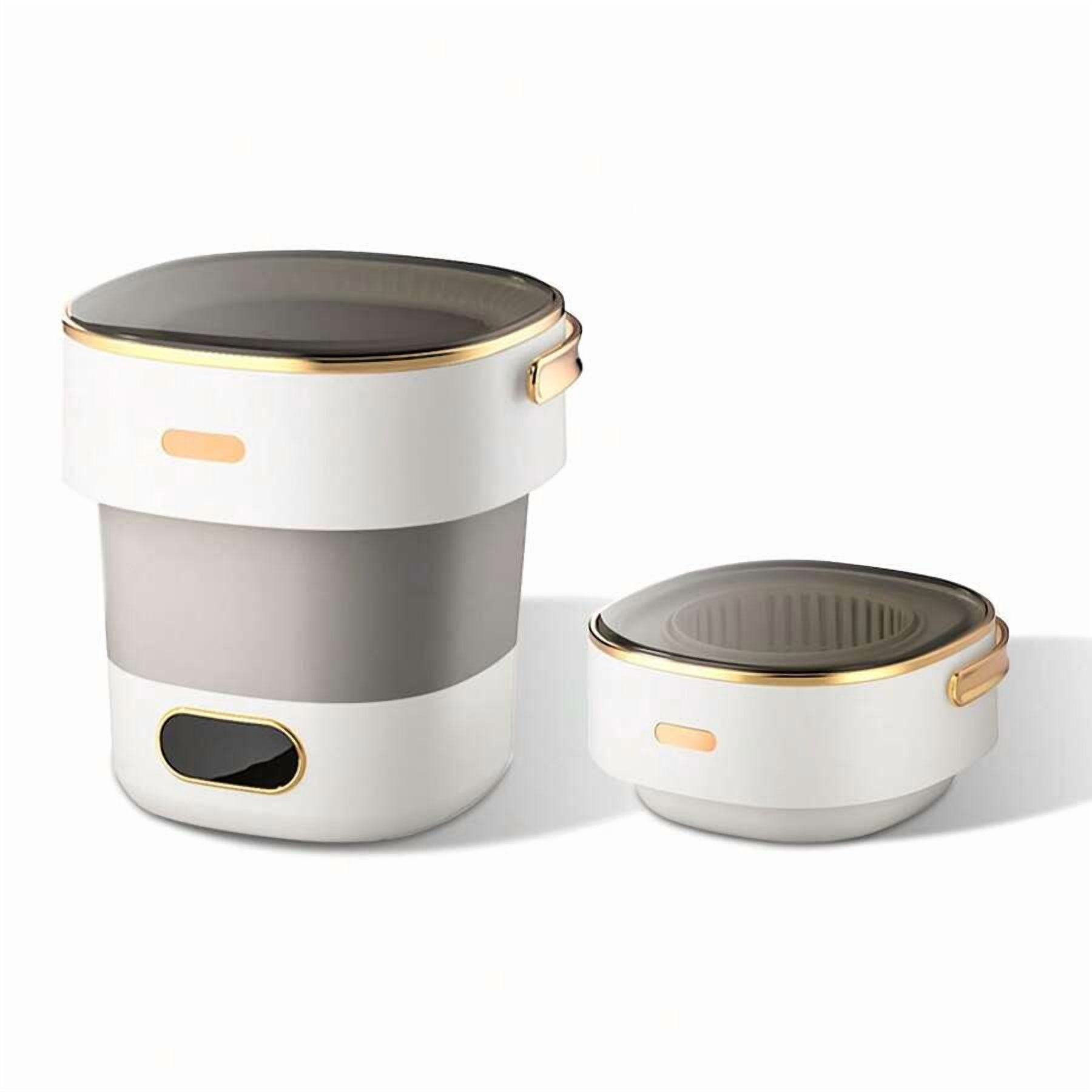 Portable Washing Machine With Spin Dryer, Fully Automatic 13L Folding Washing Machine With 3 Cleaning Modes For Underwear, Baby Clothes Cleaning