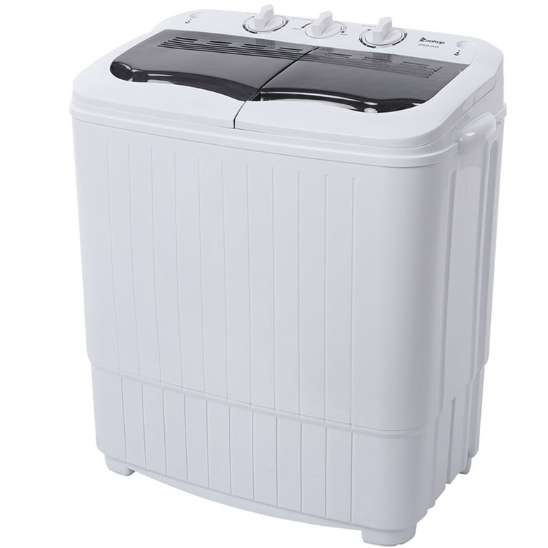  SUPER DEAL Compact Mini Twin Tub Washing Machine 13lbs