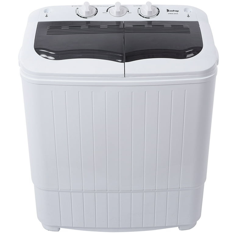 Portable Washing Machine, YOFE Compact Mini Washing Machine, Semi-automatic  Washing Machine, Portable Mini Twin Tub Washing Machine for Camping
