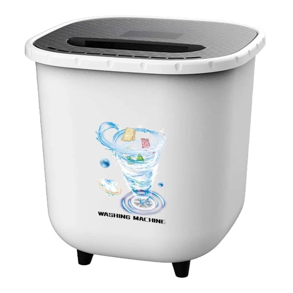Portable Washing Machine for Clothes, Laundry Bucket Washer for Camping, RV, Travel, 6L Capacity, USB-Powered, Compact for Dorm, 1PC
