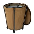 thumbnail image 1 of Portable Wastebasket Can Container Garbage Bin Folding Storage Round Bucket Camping Trash Can Easy Installation, 1 of 12