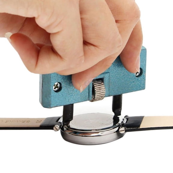 Portable Watch Back Case Cover Opener Removal Tool,Stainless Steel Wristwatch Repair Tool Watch Case Wrench With Adjustable Holder For Watchmaker