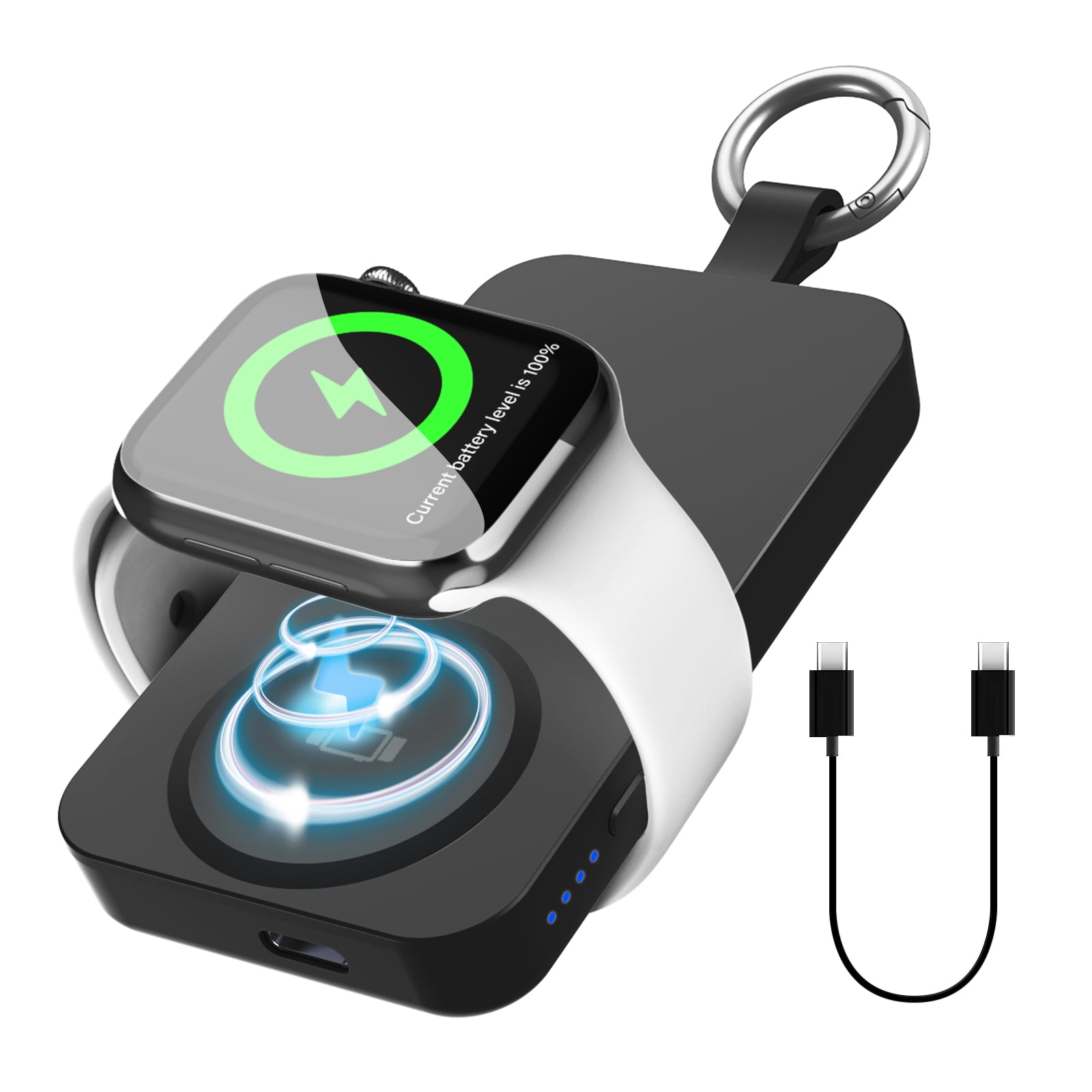 Portable apple watch charger keychain sale