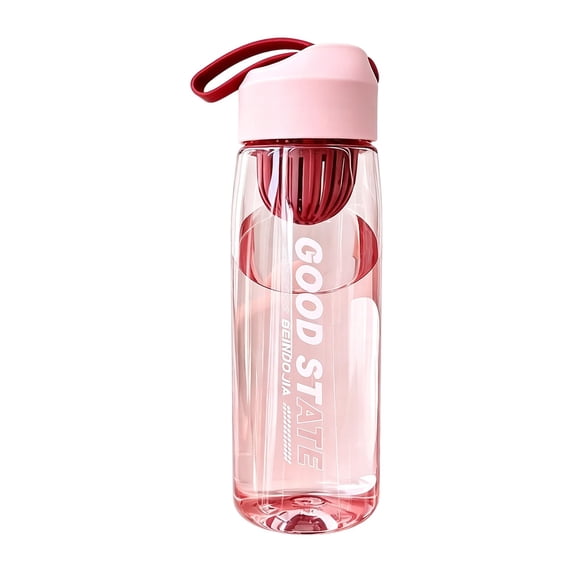 Portable Water Bottle, Large Capacity Water Cup, Leakproof Drink Container, Water Bottle, High Value Portable Filter Cup, Handheld Beverage Tumbler, Transparent Reusable Liquid Storage Vessel