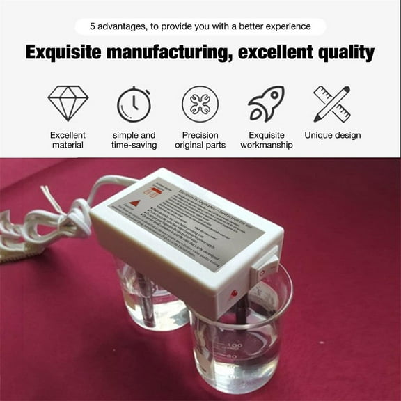 Portable Water Electrolysis Water Quality Tester for Measuring PH, Hardness, and Other Water Parameters