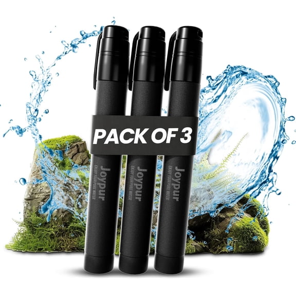 Portable Water Filter Straw Survival, Essential Camping & Hiking Gear, Purification for Travel, Biking and Emergency Preparedness