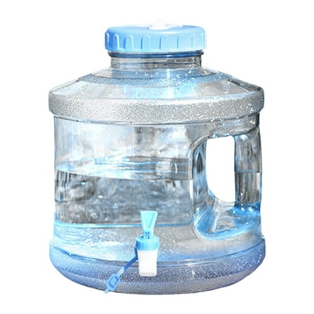 Portable Water Jug with Handle – Clear Storage Bucket for Camping