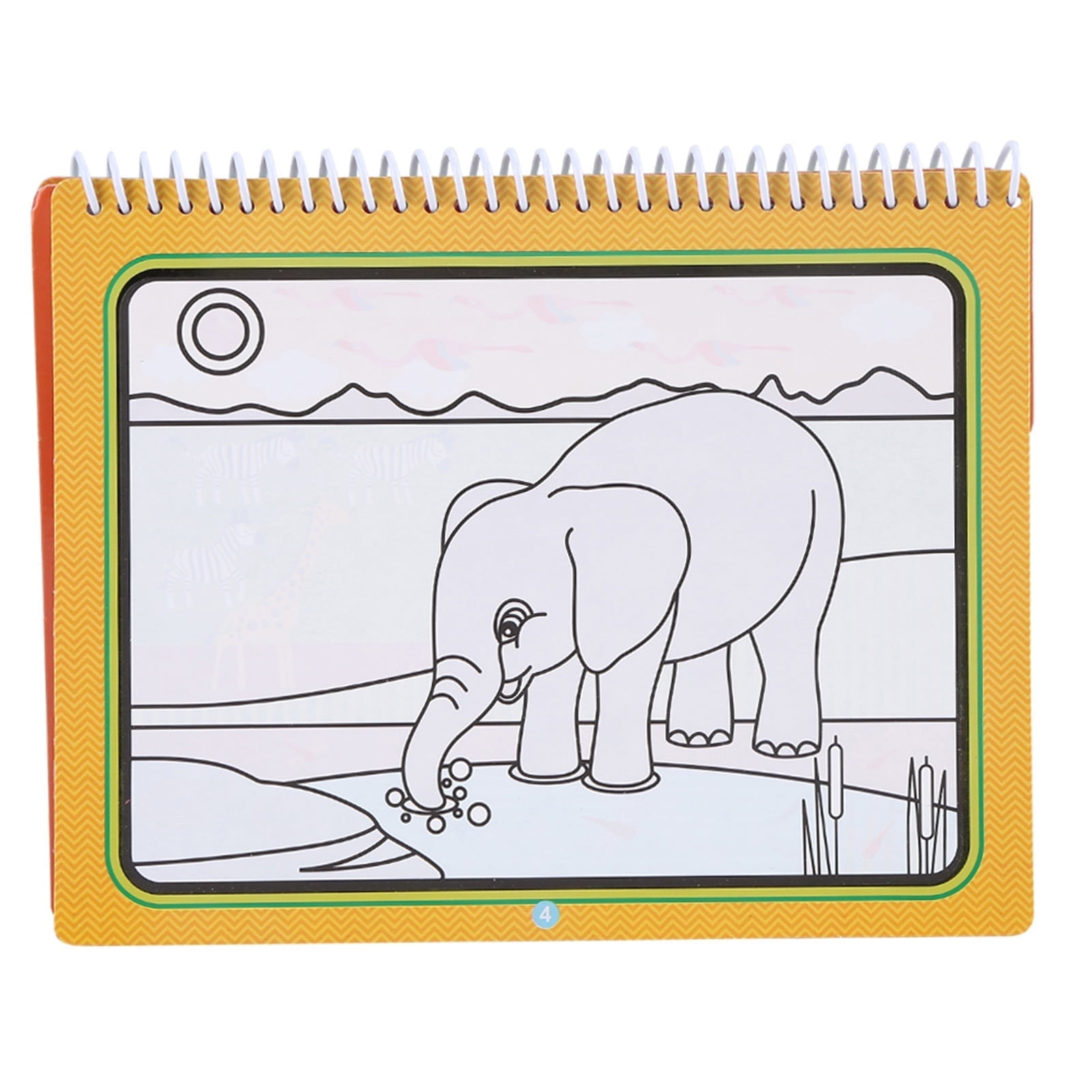Portable Water Paint Coloring Books for Toddler, Art Toys Early
