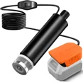 thumbnail image 1 of Portable Water Pump For Dewalt 20V Battery 500GPH with Sediment Filters Pool, 1 of 7