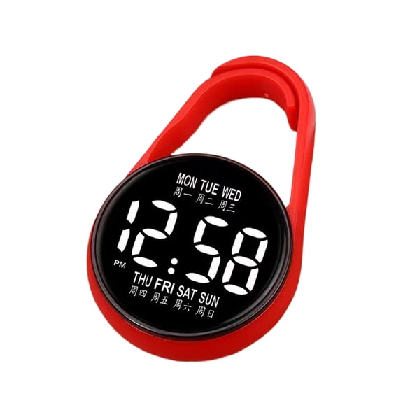 Portable Water Resistant Student Electronic Digital Clock Combines Touch screens Night lights AntiEye Strain Technology
