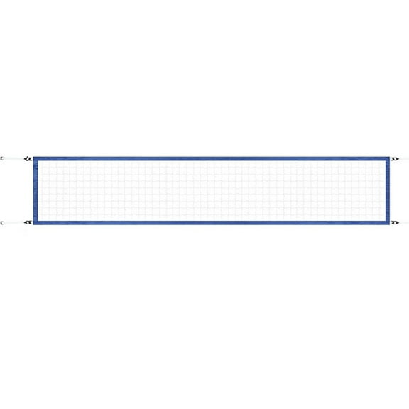 Portable Water Volleyball Net for Pool and Beach with Adjustable Tension and Waterproof Coating in Blue