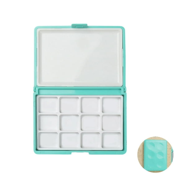 Portable Watercolour Paint Storage Case Folding Paint Storage Box Watercolor Paint Mixing Tray For Oil Acrylics Paint