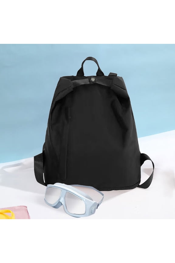 Portable Waterproof Backpack with Dry Wet Separation, Sports Fitness Storage Bag for Swimsuit Shoes, Multiple Pockets and Adjustable Straps, 40x35x18cm