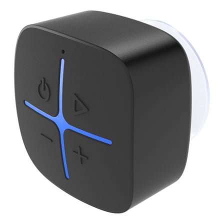 Portable Waterproof Bluetooth Shower Speaker with Suction Cup 3D Surround Sound Compact Bathroom Speaker