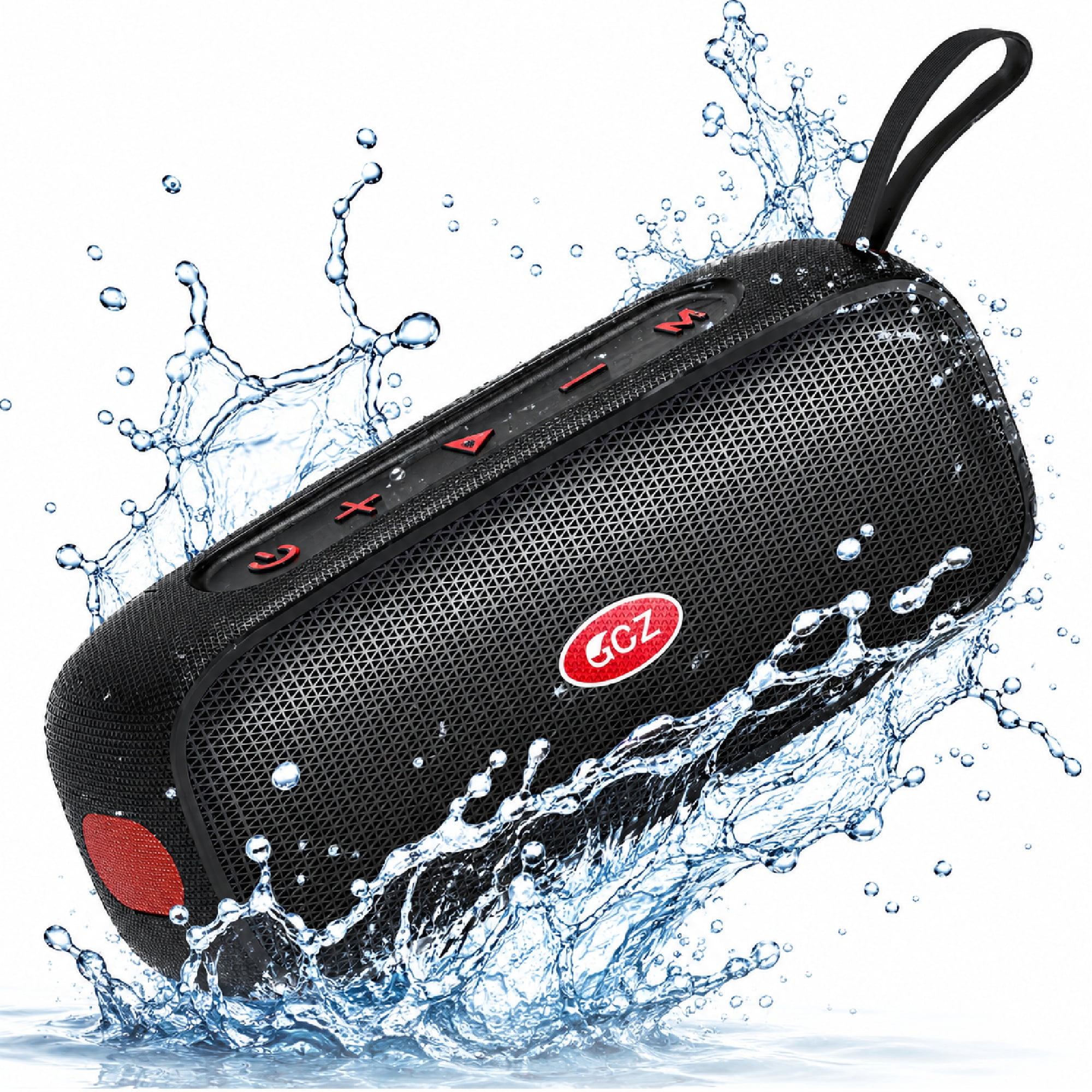 [New Arrival] Portable Bluetooth Speaker with Stereo Sound, Deep Basss, IPX7 Waterproof, 24-Hour Playtime, Wireless Speaker for Home, Outdoors, Travel