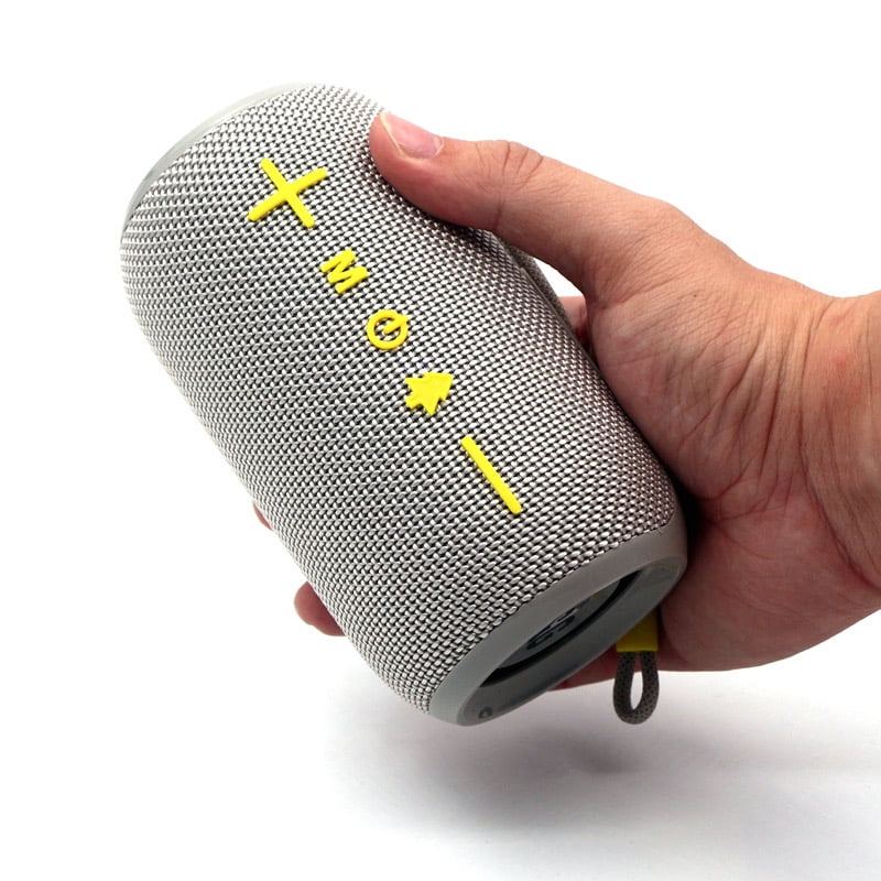 Portable Waterproof Bluetooth Speaker, Outdoor Wireless Audio with Heavy Bass, TWS Connection & Card Playback