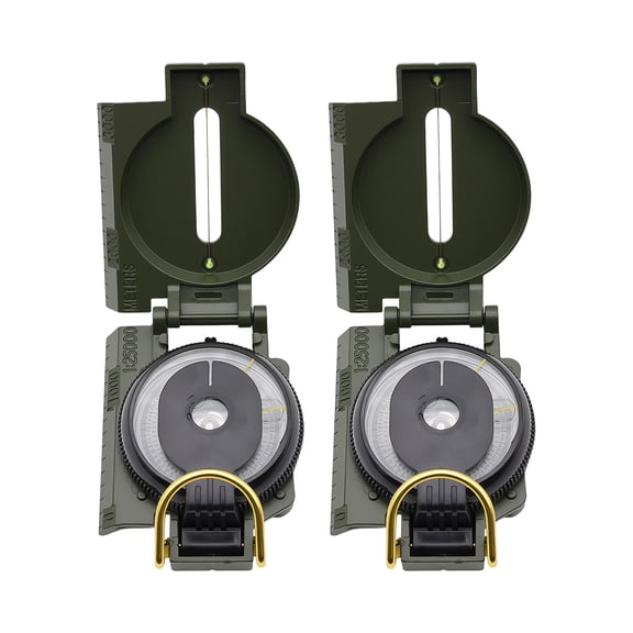 Portable Waterproof Compasses Camping Hiking Geological Compasses High Accuracy Sighting Navigation Tool