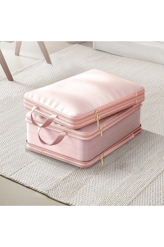 Portable Waterproof Compression Packing Cubes for Travel Luggage Organization and Storage