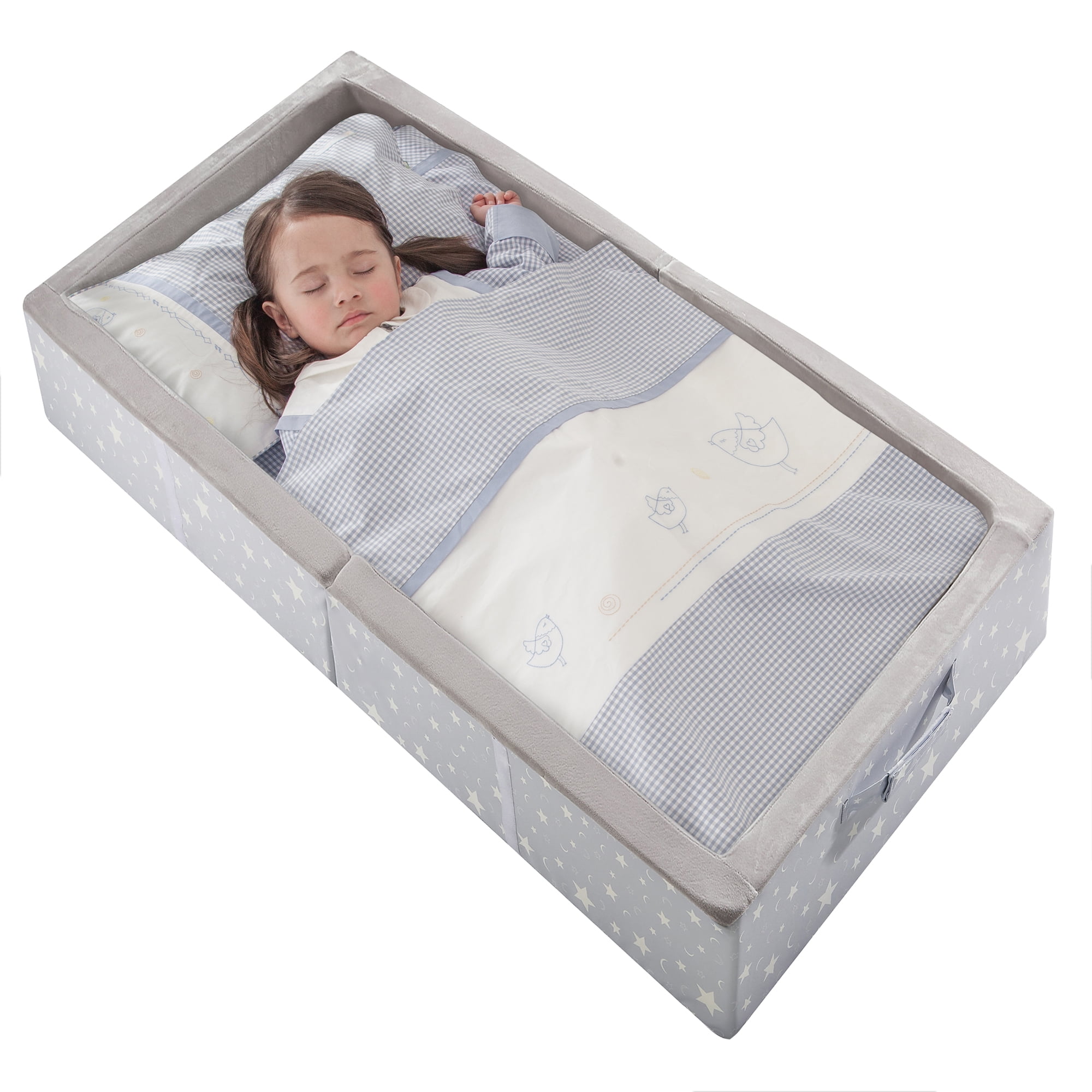 Portable Waterproof Floor Cot for Toddler and Kids, Washable Fitted